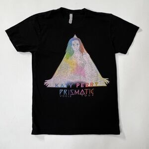 Katy Perry T Shirt Adult XS Black Pop Music Concert Prismatic World Tour